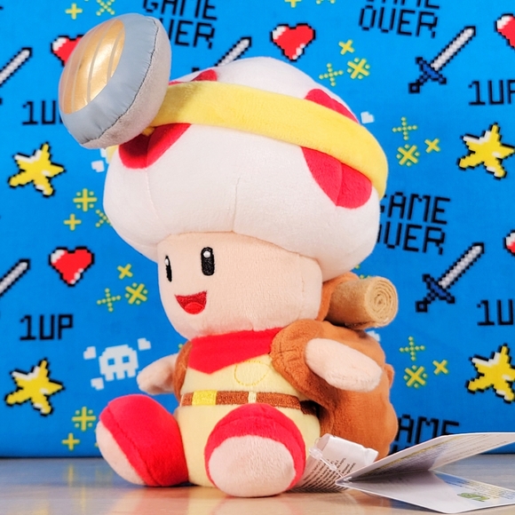 Captain Toad Treasure Tracker Captain Toad (Sitting) 8" Nintendo Little Buddy - Picture 6 of 12
